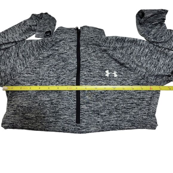 Under Armour Half Zip Pullover Shirt Size Womens Small, Loose - Gray - Picture 3 of 4